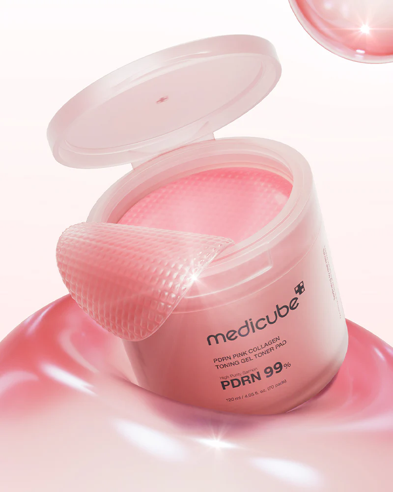 medicube PDRN Pink Collagen Toning Gel Toner Pad