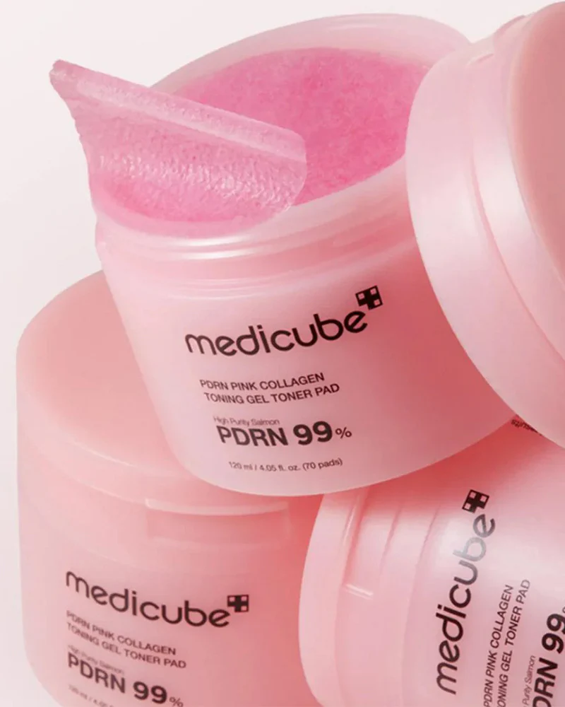 medicube PDRN Pink Collagen Toning Gel Toner Pad - Image 2
