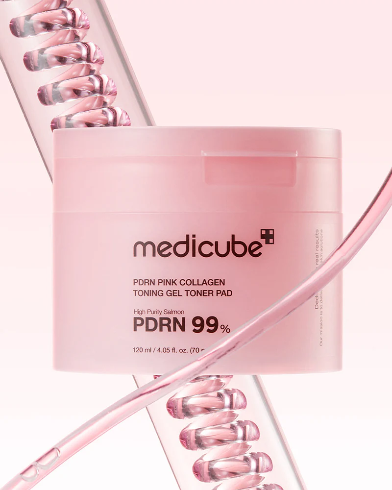 medicube PDRN Pink Collagen Toning Gel Toner Pad - Image 3