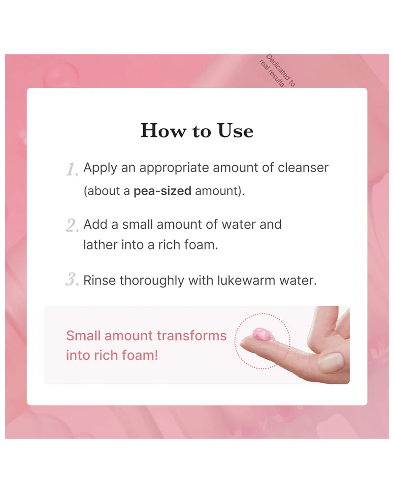 medicube PDRN Pink Niacinamide Whip Cleanser - Image 4