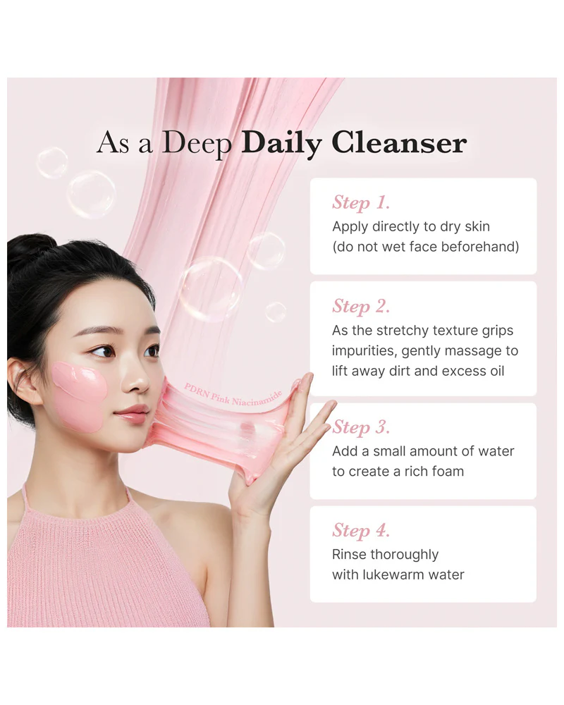 medicube PDRN Pink Niacinamide Whip Cleanser - Image 5