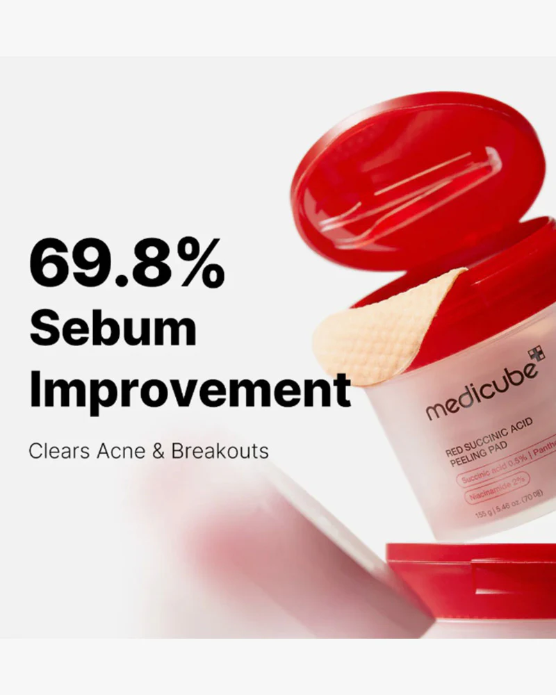 medicube Red Succinic Acid Peeling Pad - Image 4