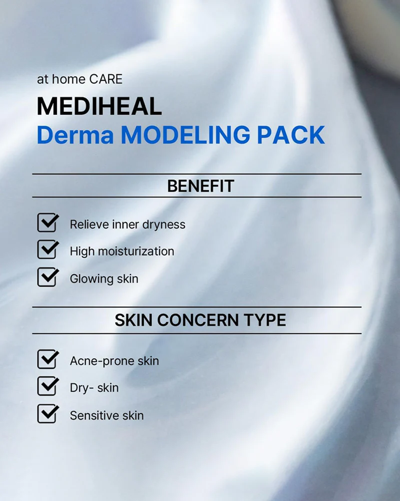 MEDIHEAL Derma Modeling Pack #Hyaluronate Moisture - Image 4