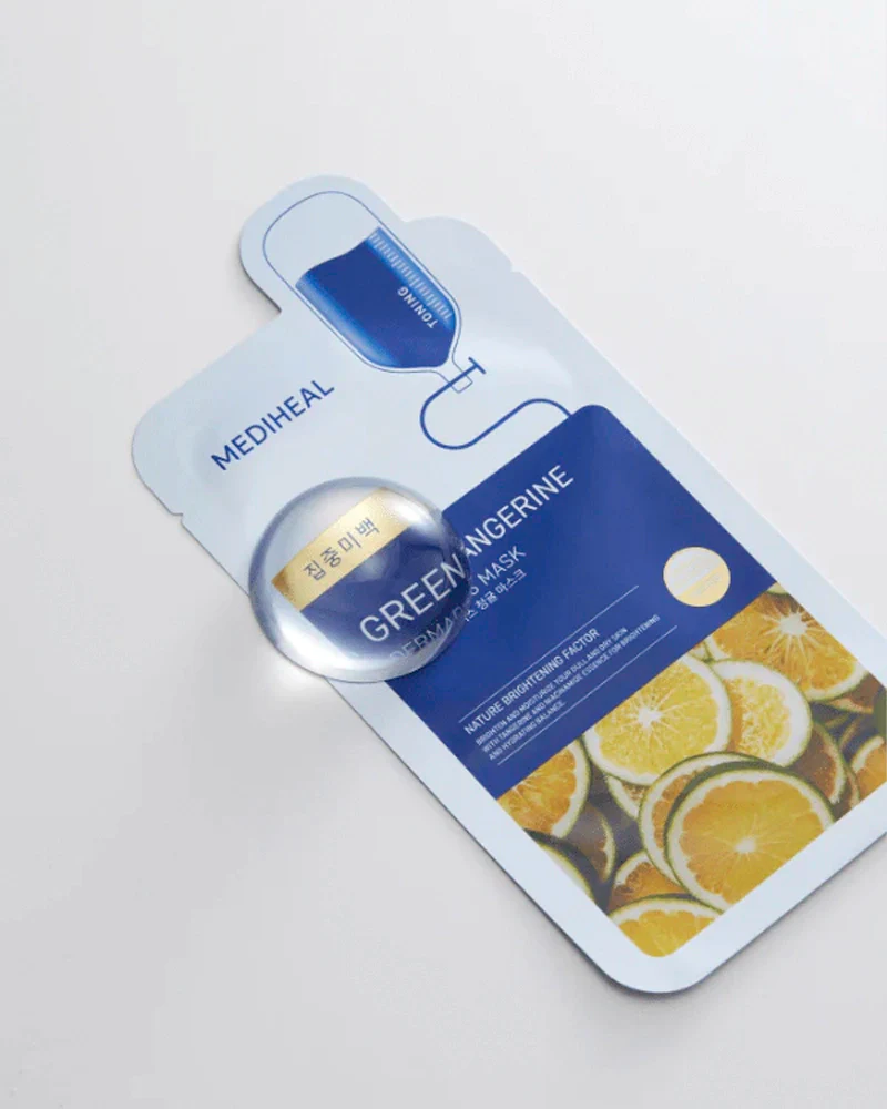 MEDIHEAL Dermaplus Green Tangerine Mask - Image 2