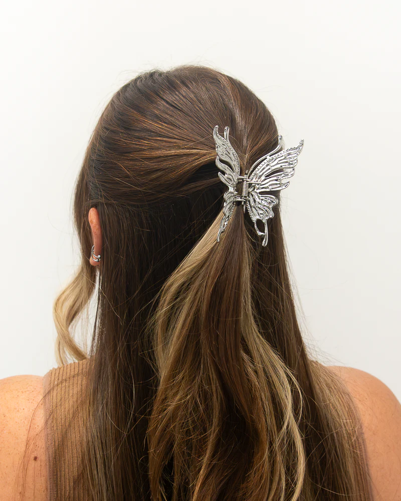 Metal Liquid Butterfly Hair Clip - Image 4