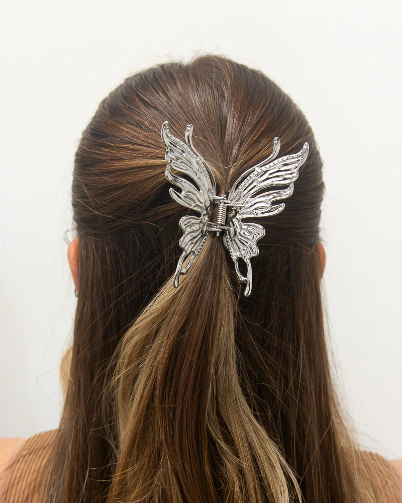 Metal Liquid Butterfly Hair Clip - Image 5