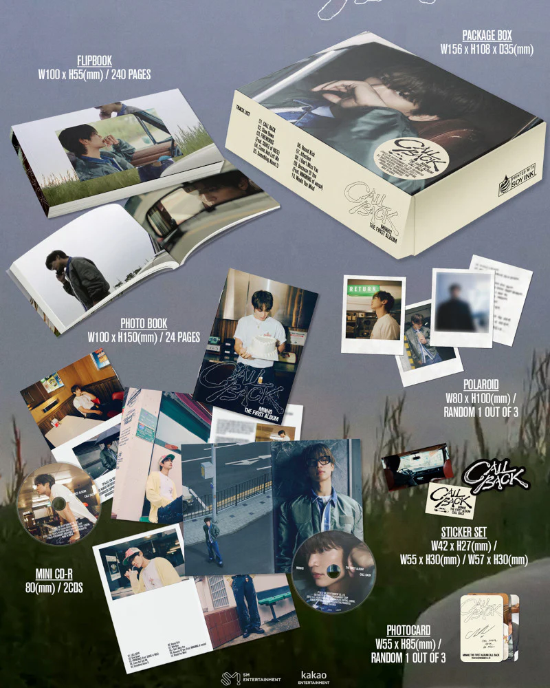 MINHO (SHINee) - 1st Full Album [CALL BACK] (Box Ver.) - Image 2