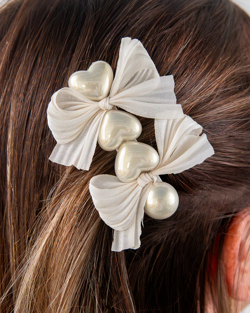 Mini Pearl Hair Clip - Image 2