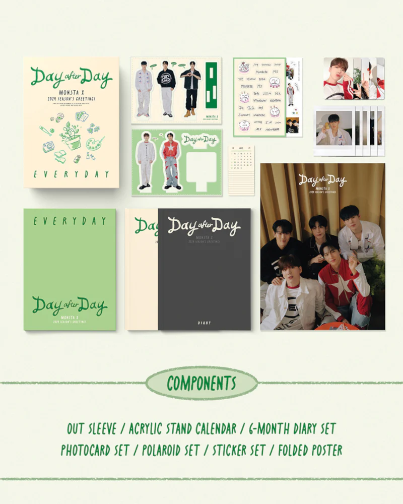 MONSTA X 2024 SEASON'S GREETINGS [Day after Day] (EVERYDAY Ver.) - Image 2