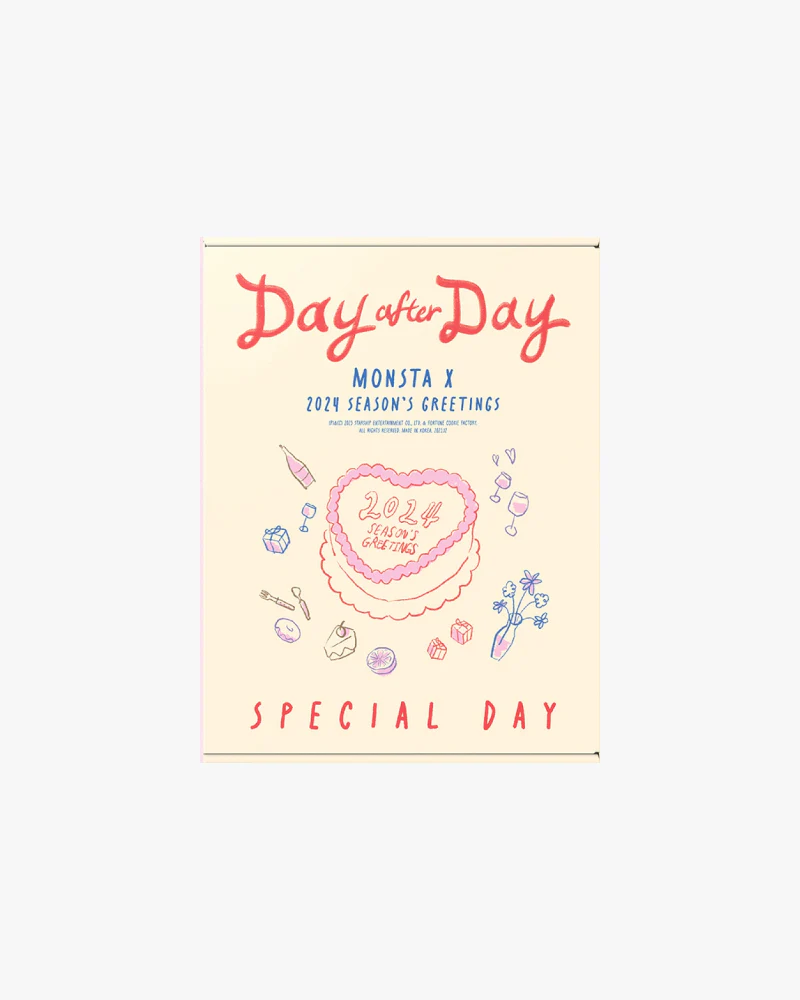 MONSTA X 2024 SEASON'S GREETINGS [Day after Day] (SPECIAL DAY Ver.)