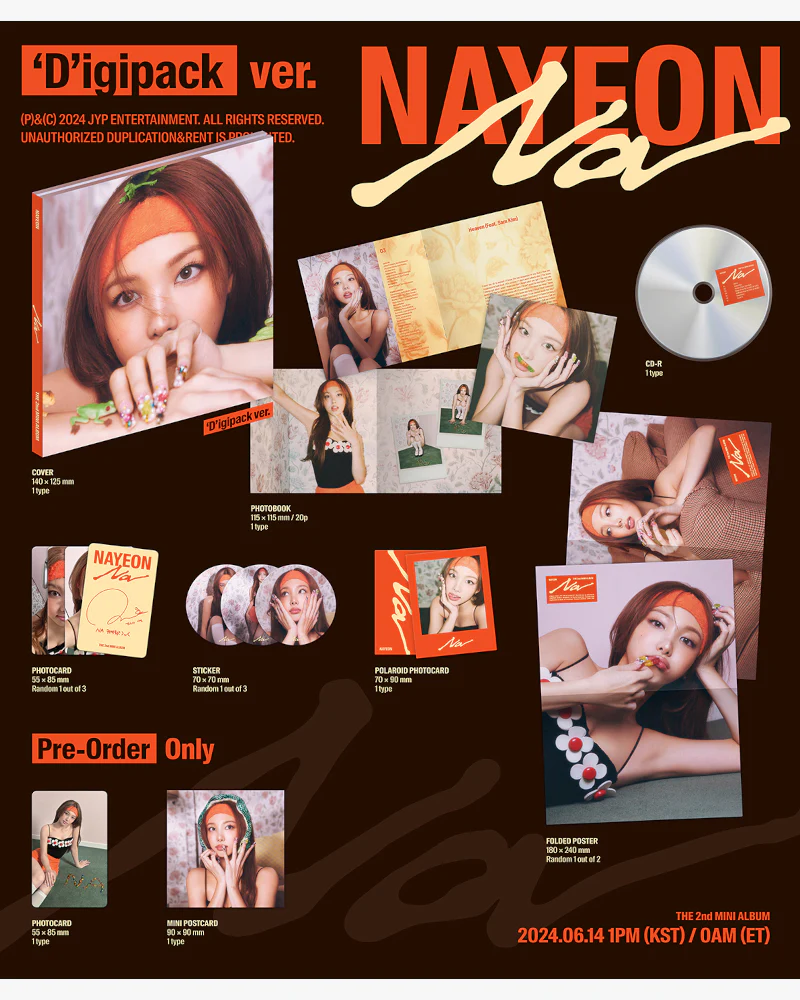 NAYEON (TWICE) - 2ND MINI ALBUM [NA] (Digipack Ver.) - Image 2