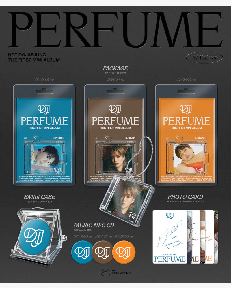 NCT DOJAEJUNG - PERFUME (1ST MINI ALBUM) SMini Ver. (3 Versions) - Image 2