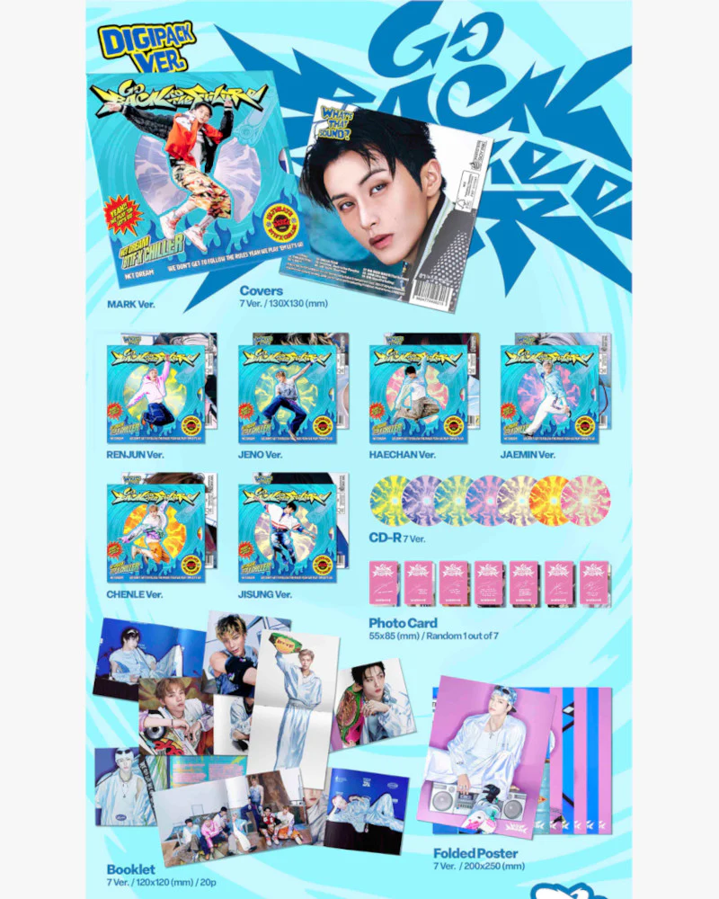 NCT DREAM [Go Back To The Future] (Digipack Ver.) (7 Versions) - Image 2