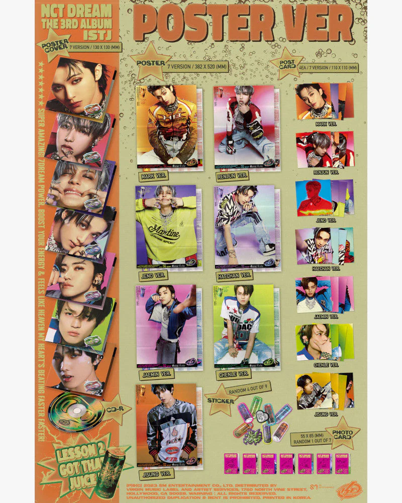 NCT DREAM - ISTJ (Poster Ver. - 7 Versions) - Image 2