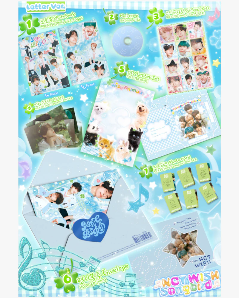 NCT WISH - 2ND SINGLE ALBUM [Songbird] (Letter Ver.) - Image 2