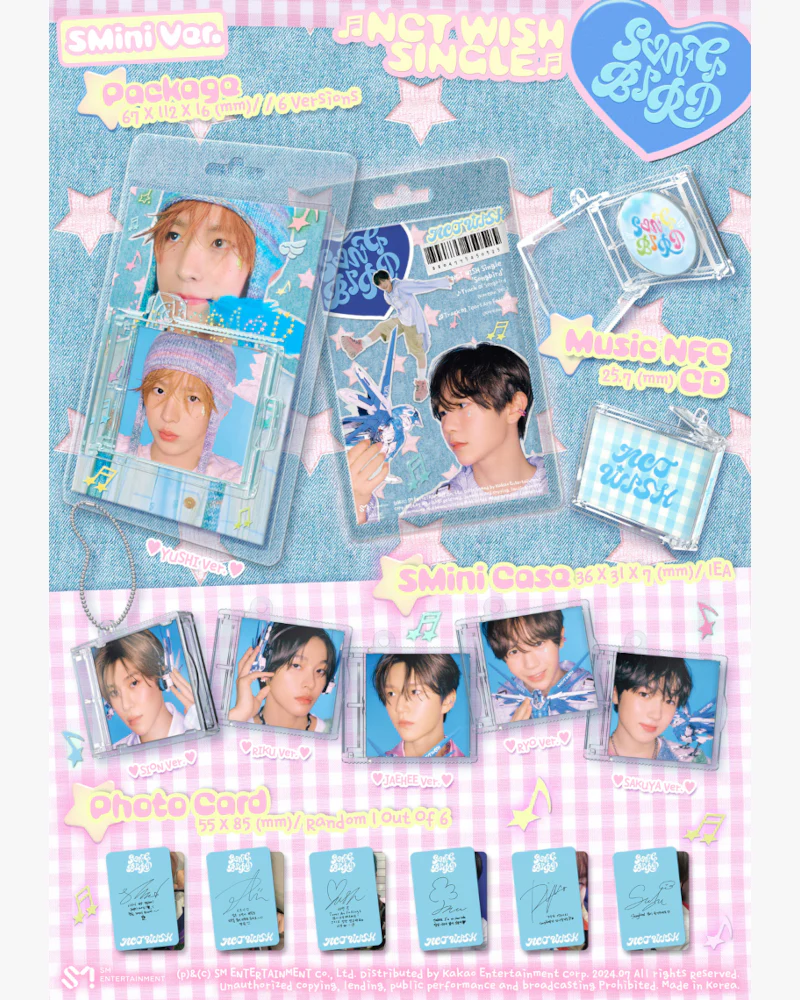NCT WISH - 2ND SINGLE ALBUM [Songbird] (SMini Ver.) (Random Ver.) - Image 2