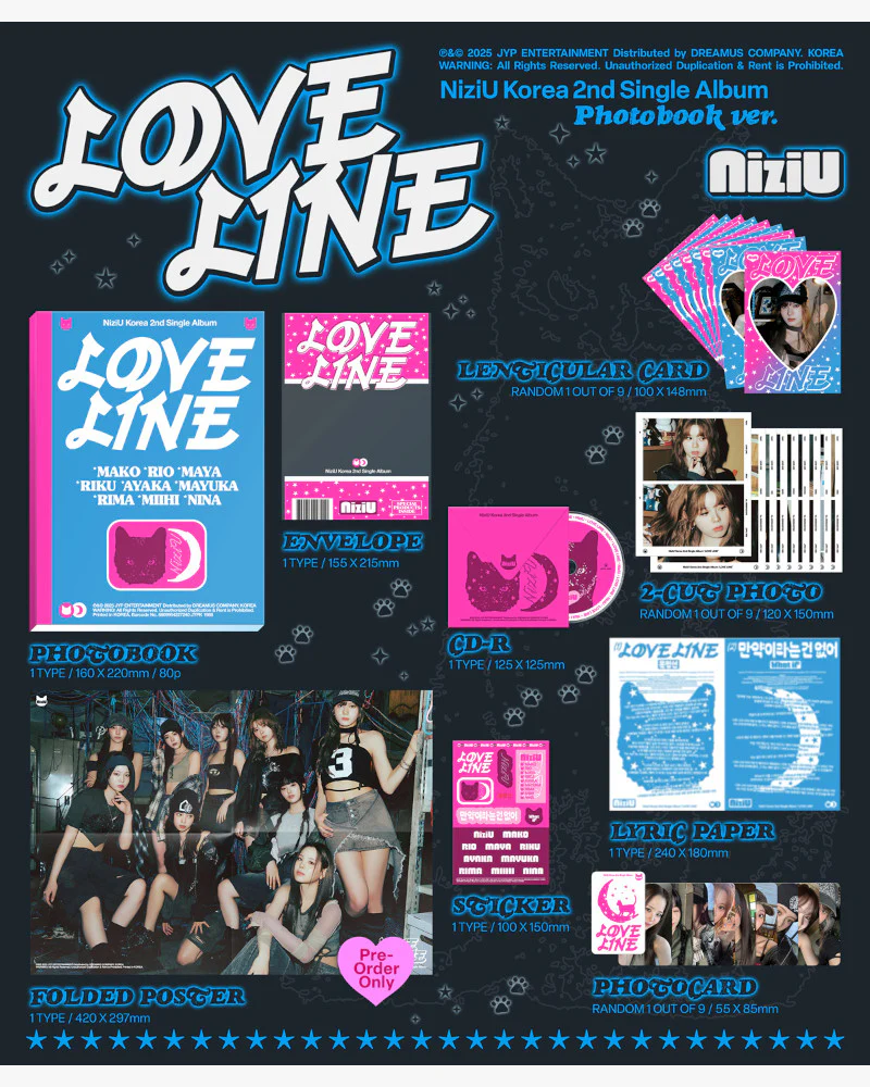 NiziU - 2nd Single Album [LOVE LINE] (Photobook Ver.) - Image 2