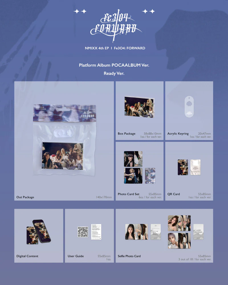 NMIXX - 4th mini album [Fe3O4: FORWARD] (Platform Album POCAALBUM Ver.) (2 Versions) - Image 2