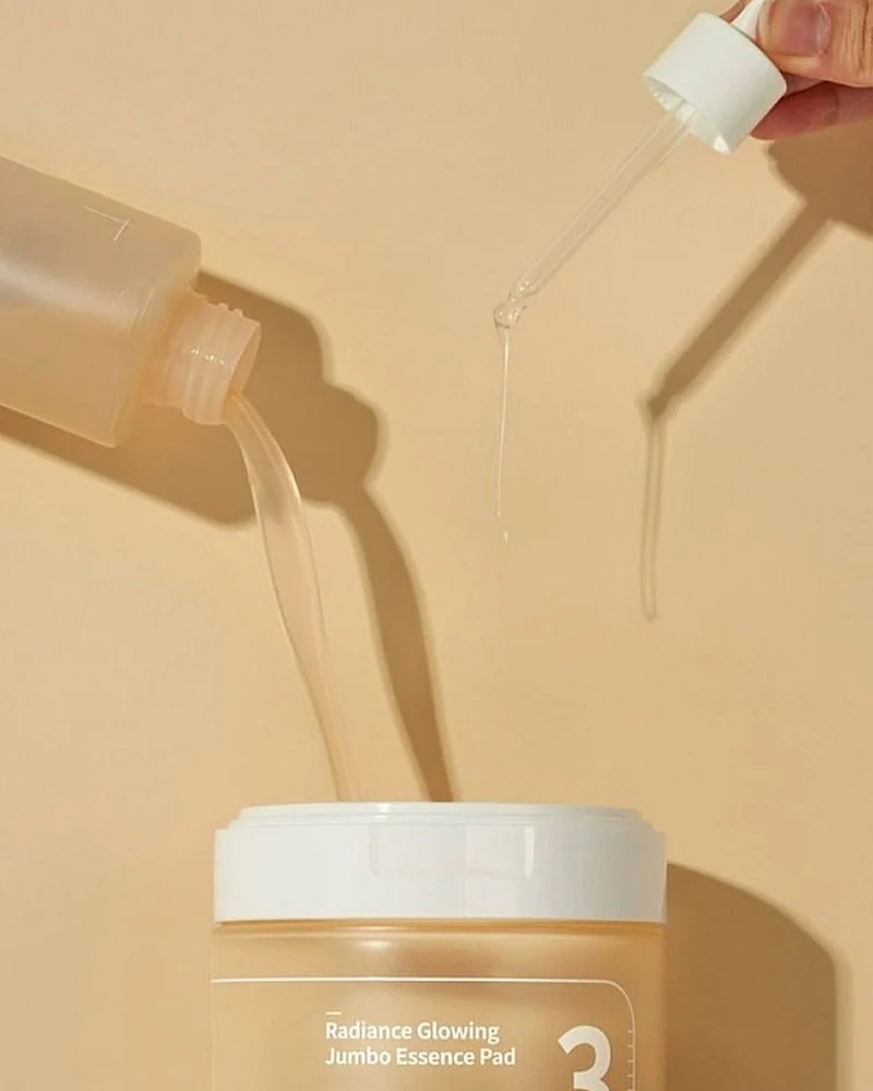 numbuzin No.3 Radiance Glowing Jumbo Essence Pad - Image 3