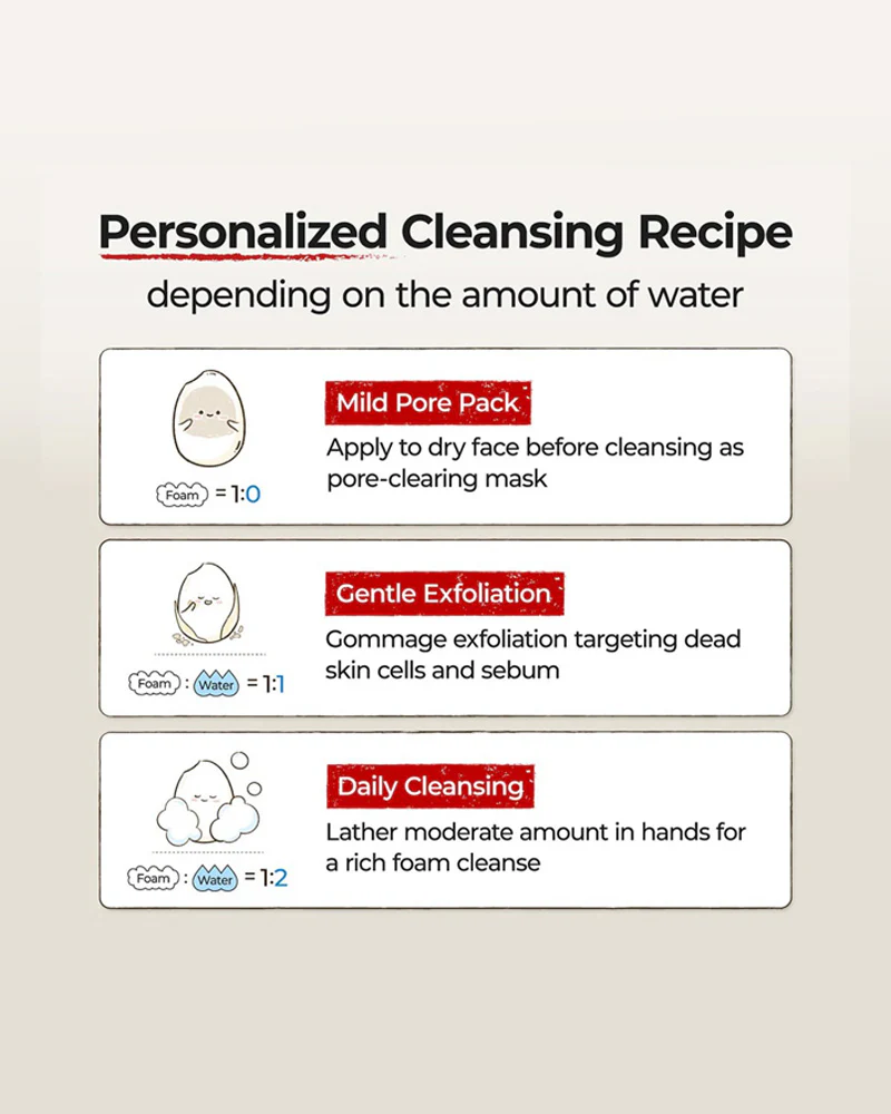 numbuzin No.3 Rice Enzyme Skin Softening Cleansing Foam - Image 4