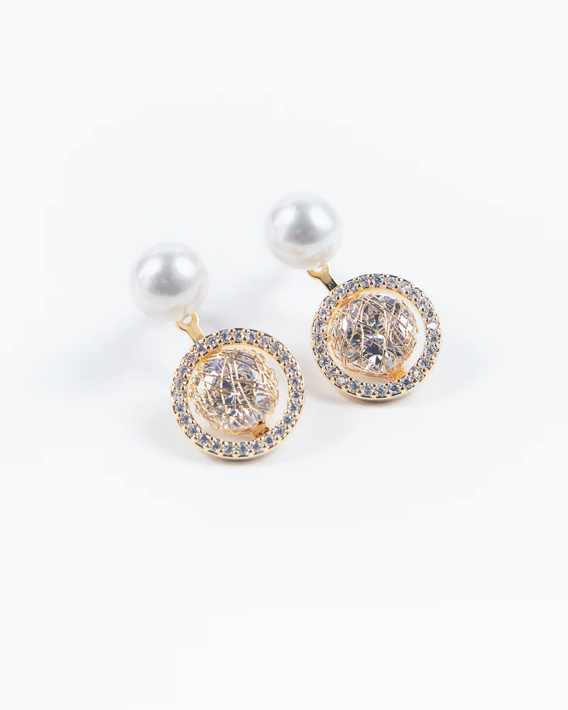 NYU NYU Celestial Orbit Earrings - Image 2