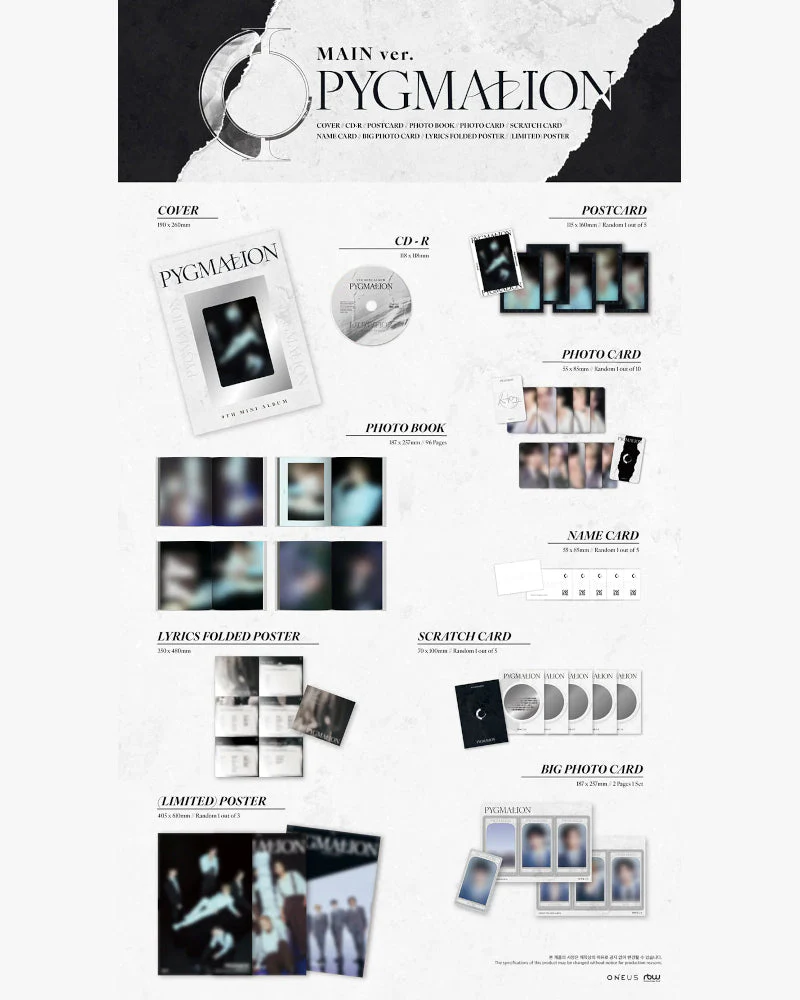 ONEUS - PYGMALION (9TH Mini Album) MAIN VER. - Image 2