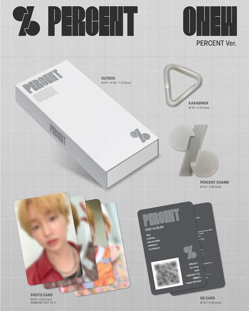 ONEW - 2nd Full Album [PERCENT] (PERCENT Ver.) - Image 2