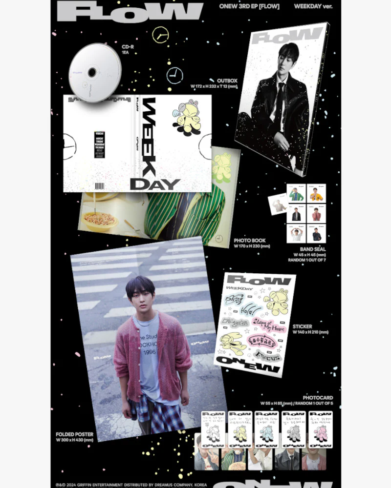 ONEW (SHINee) - 3RD MINI ALBUM [FLOW] (2 Versions) - Image 2