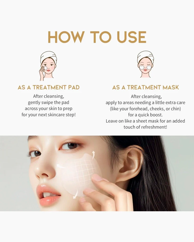 #OOTD Glass Skin Rice Water Toner Pad - Image 5