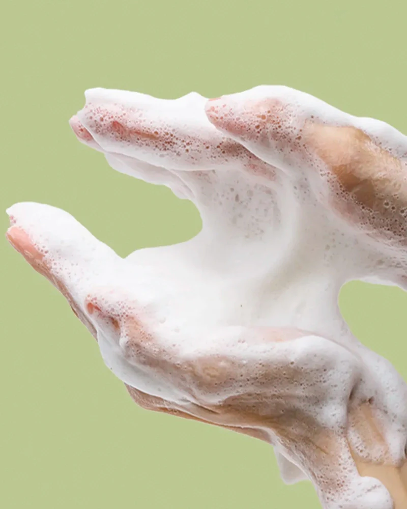 Orien Mugwort Zero Film Cleansing Foam - Image 3