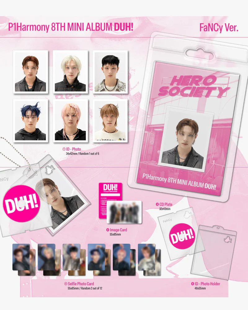 P1Harmony - 8th mini album [DUH!] (FaNCy ver.) (PLVE) (6 Versions) - Image 2
