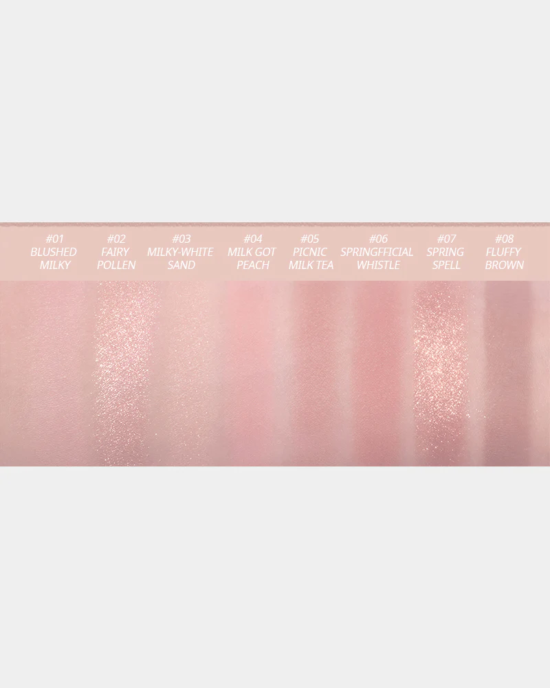 peripera All Take Mood Palette #Whisper of Milky Spring - Image 8