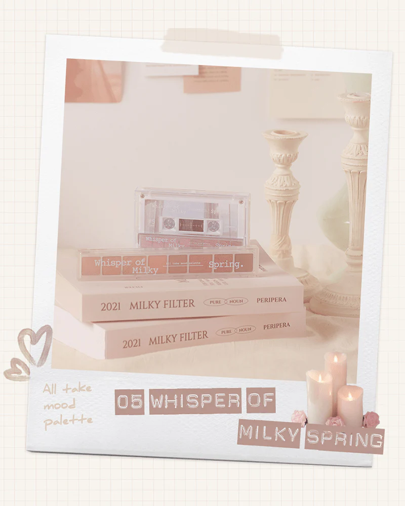 peripera All Take Mood Palette #Whisper of Milky Spring - Image 9