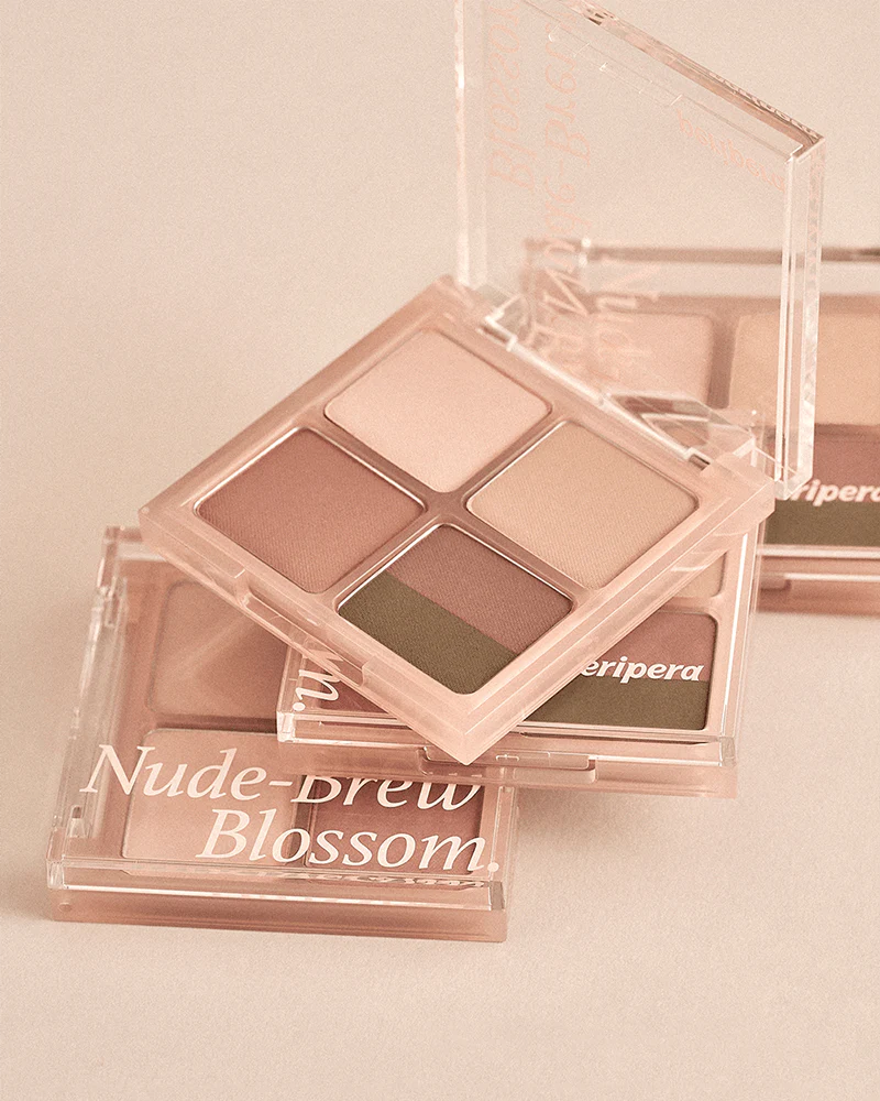 peripera Ink Pocket Shadow Palette #Nude-Brew Blossom - Image 3
