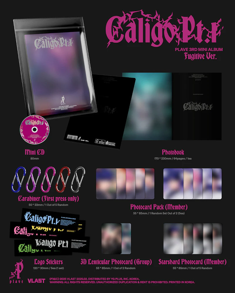 PLAVE - 3rd mini album 'Caligo Pt.1' (Fugitive Ver.) - Image 2