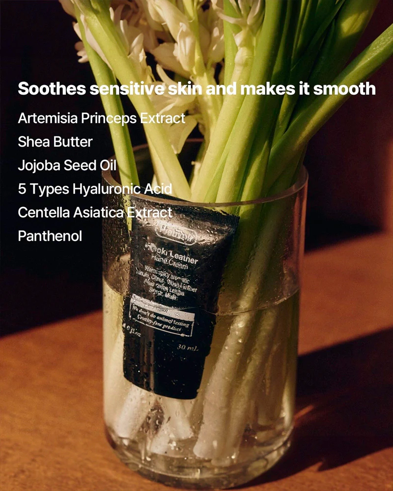 Pleuvoir Hand Cream #Hinoki Leather - Image 5