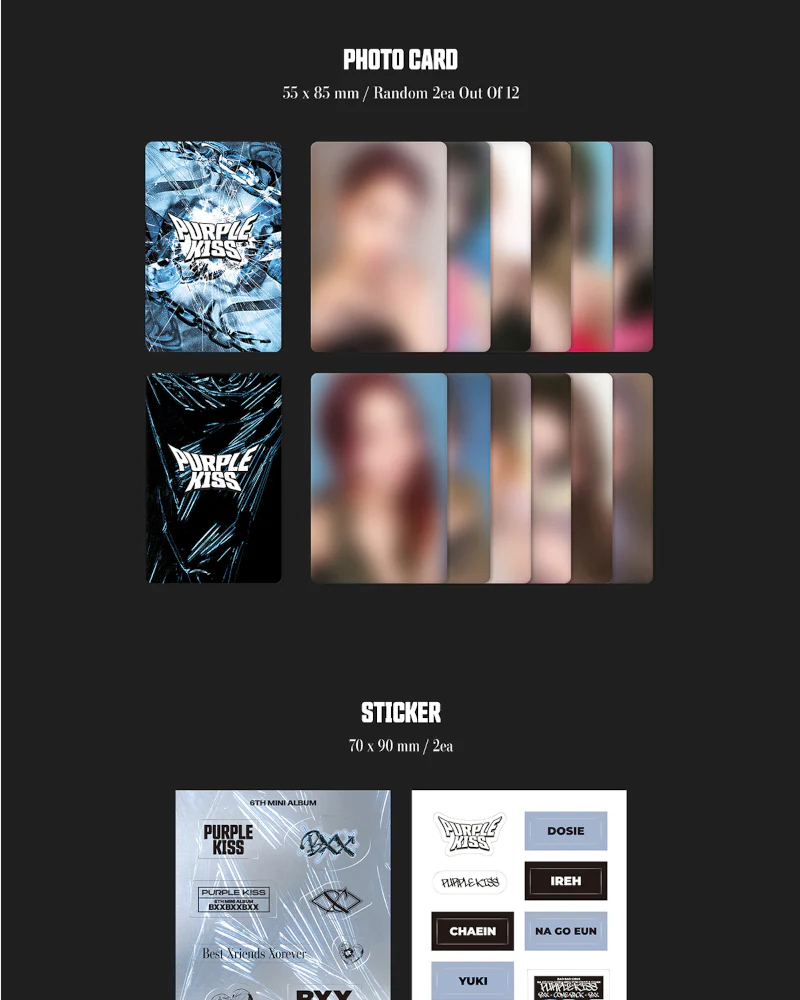 PURPLE KISS - 6TH MINI ALBUM [BXX] (POCA Ver.) - Image 3