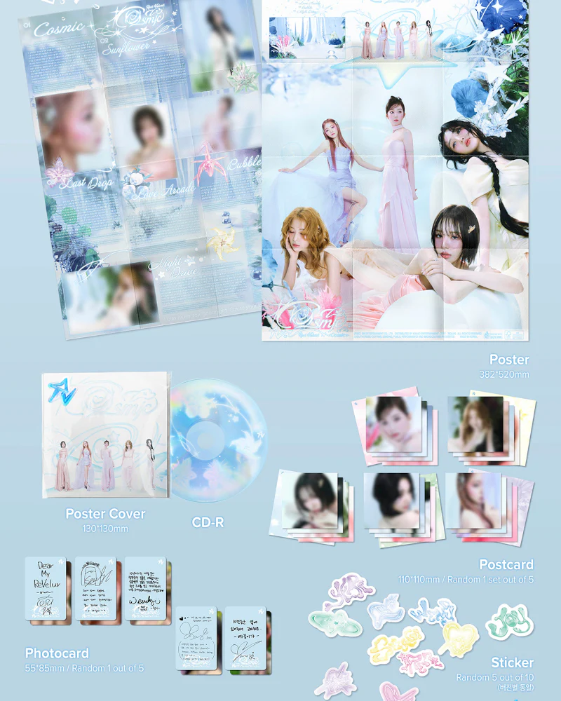 Red Velvet - 7TH MINI ALBUM [Cosmic] (Poster Ver.) (2 Versions) - Image 3