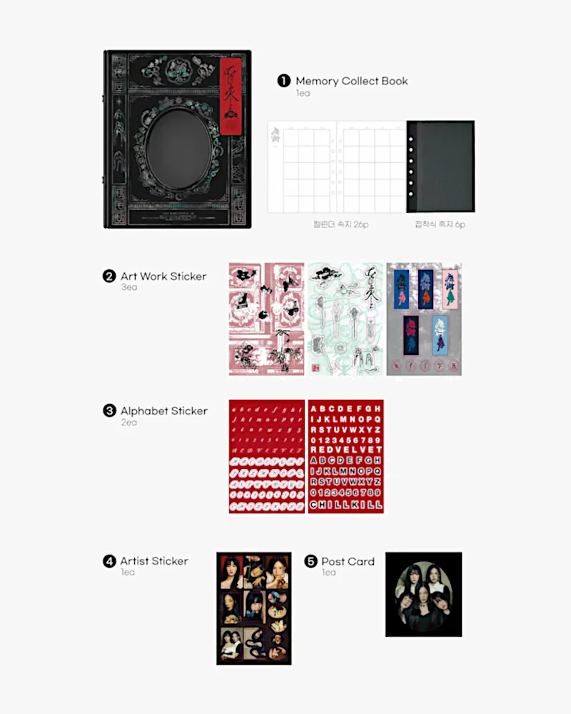 Red Velvet - OFFICIAL MD [Chill Kill] (MEMORY COLLECT BOOK) - Image 3