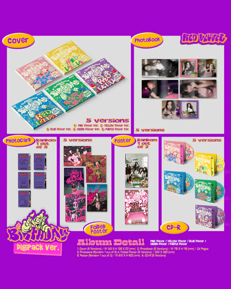 Red Velvet - THE REVE FESTIVAL 2022 : BIRTHDAY (DIGIPACK VER.) - Image 2