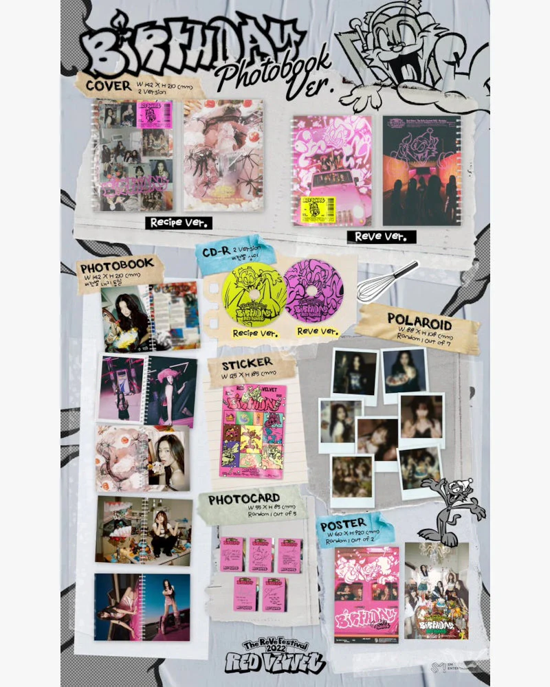 Red Velvet - THE REVE FESTIVAL 2022 : BIRTHDAY (PHOTOBOOK VER.) - Image 2