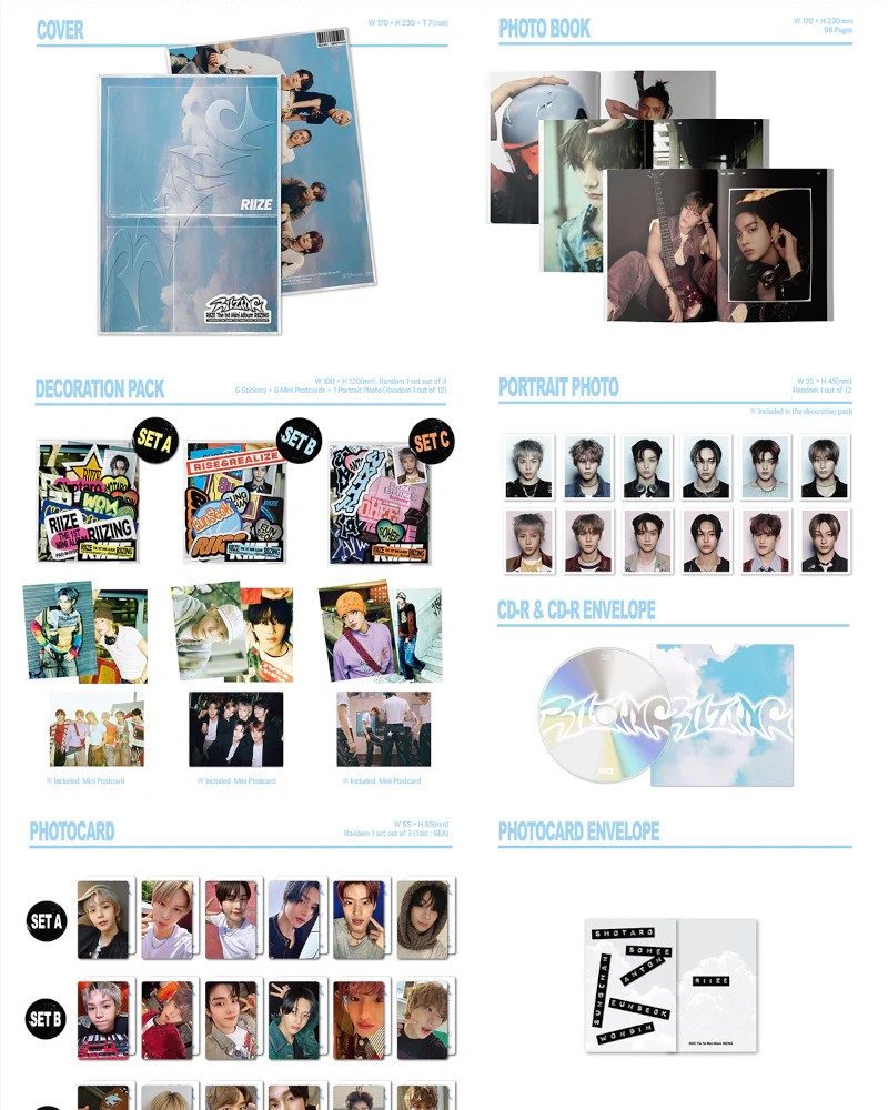 RIIZE - 1ST MINI ALBUM [RIIZING] (Collect Book Ver.) - Image 2