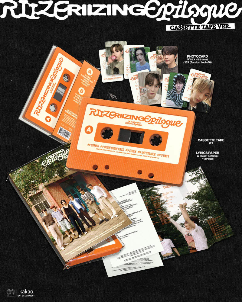 RIIZE - 1st Mini Album [RIIZING : Epilogue] (Cassette Tape Ver.) - Image 2