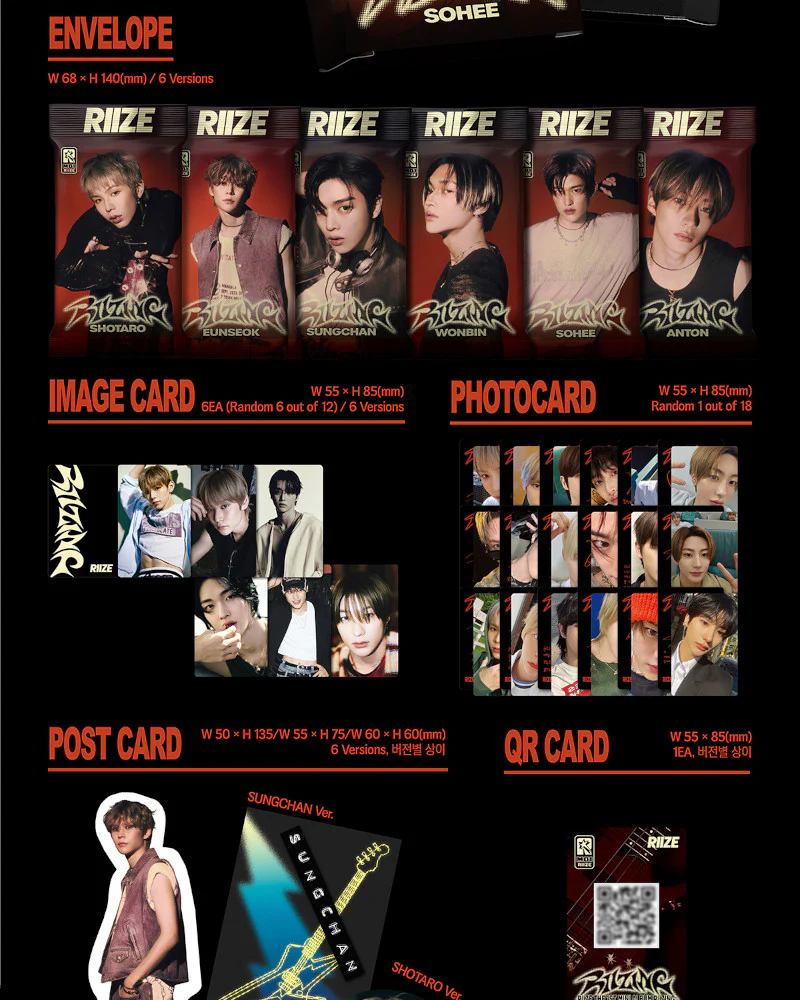 RIIZE - 1ST MINI ALBUM [RIIZING] (Photo Pack Ver.) (6 Versions) - Image 2