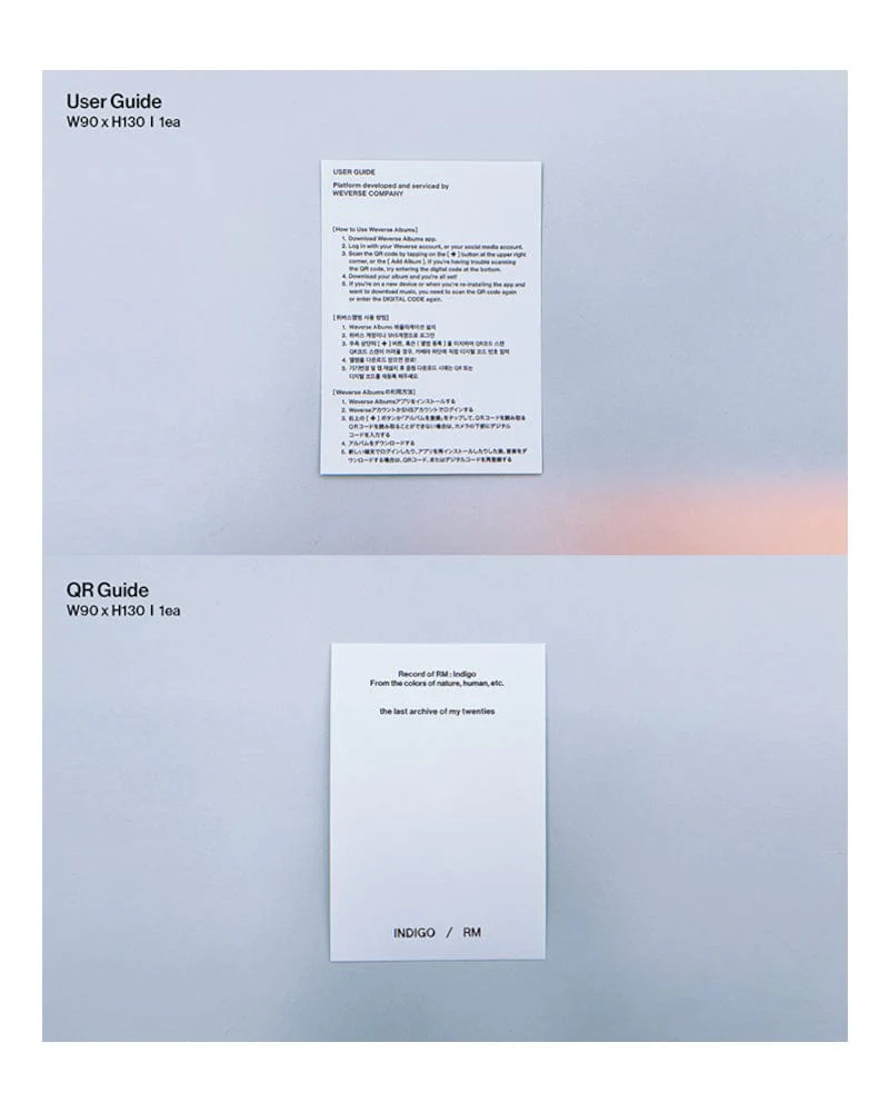 RM (BTS) - INDIGO [POSTCARD EDITION] (WEVERSE ALBUMS VER.) - Image 7