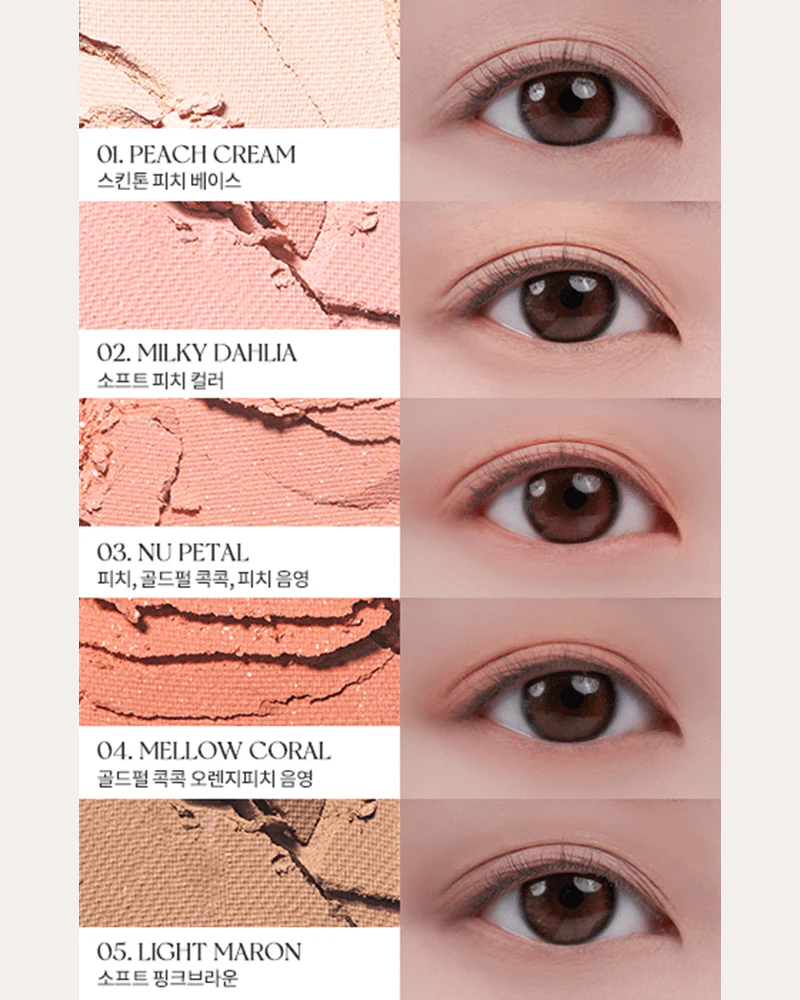 rom&nd Better Than Palette #Peach Dahlia Garden - Image 5