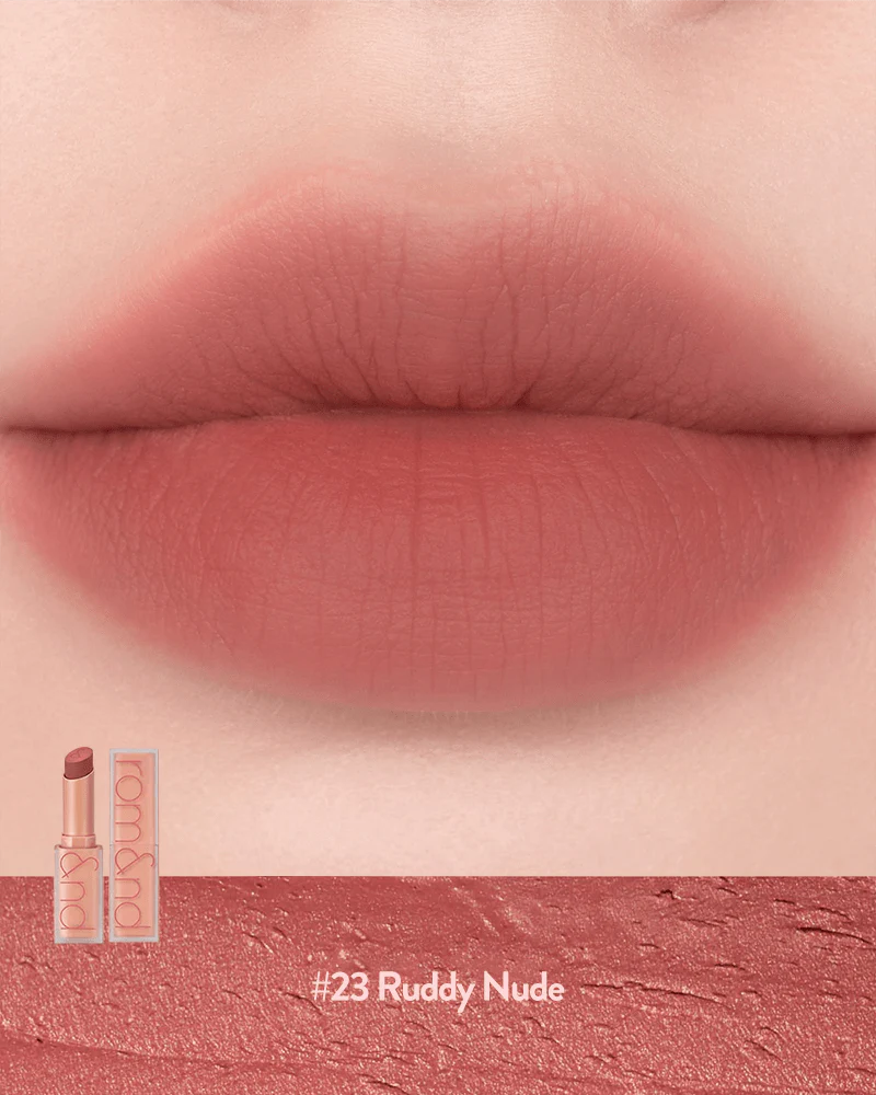 rom&nd Zero Matte Lipstick: Muteral Nude - Image 9