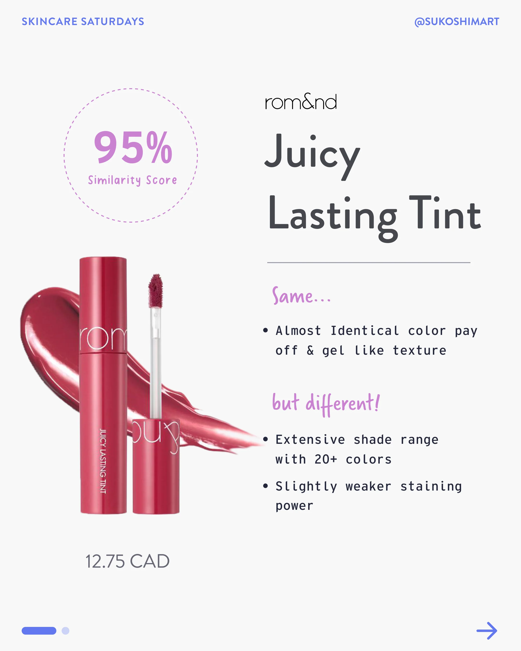 rom&nd Juicy Lasting Tint: Ripe Fruit Series - Image 14