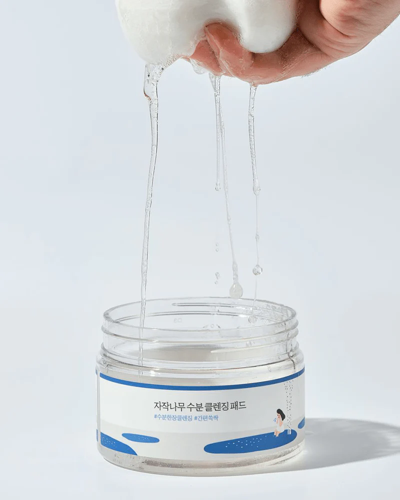 ROUND LAB Birch Juice Moisturizing Cleansing Pad (60 Pads) - Image 4
