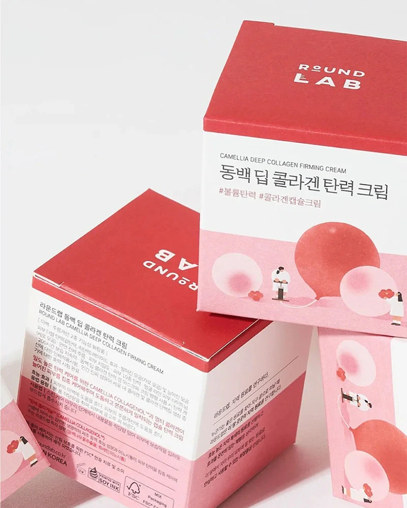 ROUND LAB Camellia Deep Collagen Firming Cream - Image 7